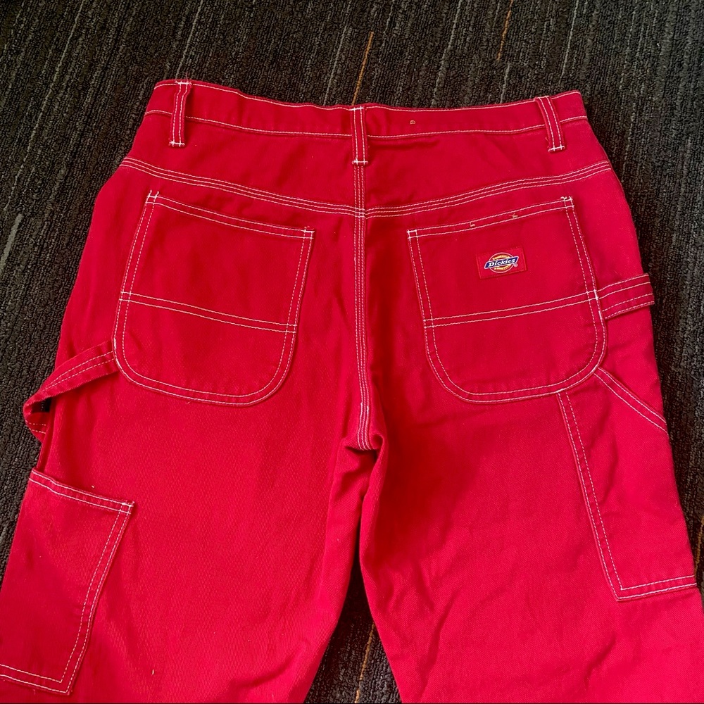 Red Dickies Carpenter Pants